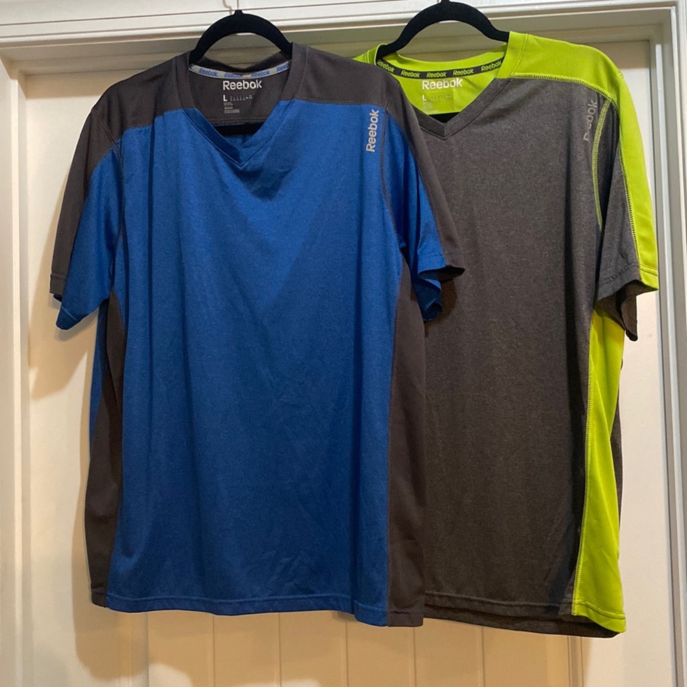 Two Reebok tees